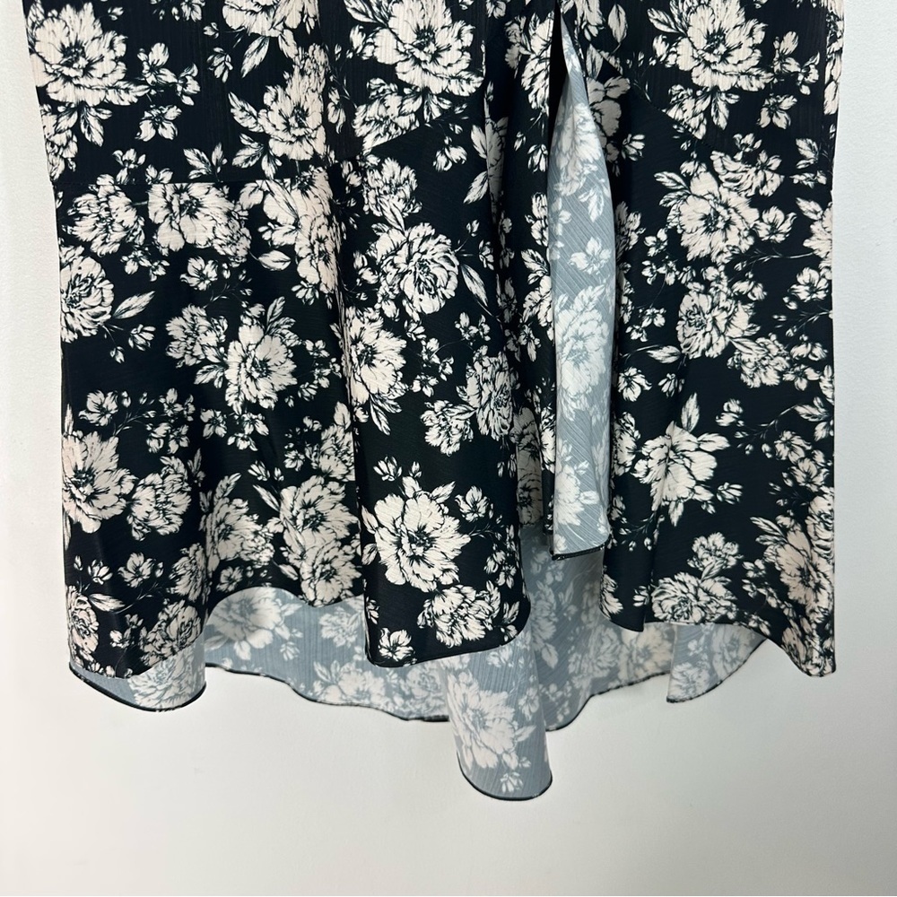 NWT Sachin + Babi Lori Black and Ivory Peony Skirt - Picture 7 of 14